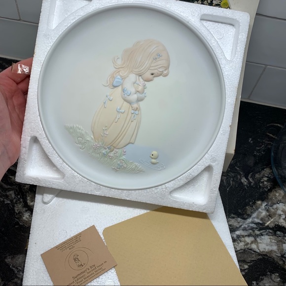 Precious Moment Plate "Summer's Joy"